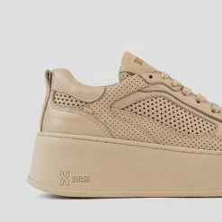 BRONX Bumpp In Camel Chunky Sneakers SHOES