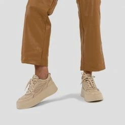 BRONX Bumpp In Camel Chunky Sneakers SHOES