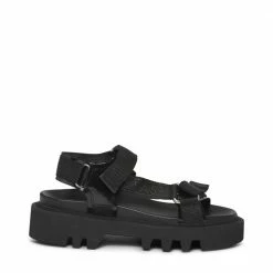 LÄST Candy Black Chunky Sandals SHOES