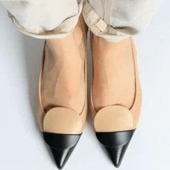 CHANTAL Capretto Circul Sling Back Heeled Shoes