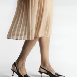 CHANTAL Capretto Sling Back Shoes In Black