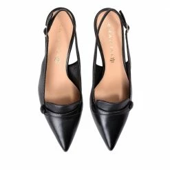 CHANTAL Capretto Sling Back Shoes In Black