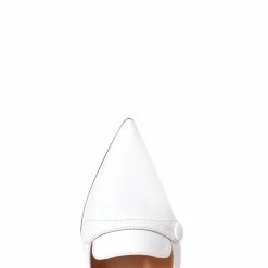 CHANTAL Capretto Sling Back Shoes In White