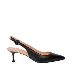 CHANTAL Capretto Two-Tone Sling Back Heeled Shoes