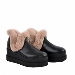 AKAADA SHOES Carei Black Boots