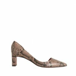 ATP ATELIER Carmiano Brown Printed Snake Shoes