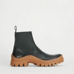 ATP ATELIER SHOES Catania Black Terra Chunky Ankle Boots 15 ATP ATELIER SHOES Catania Black Terra Chunky Ankle Boots