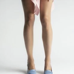 CHANTAL Chiffon Sling Back Shoes In Light Blue 15 CHANTAL Chiffon Sling Back Shoes In Light Blue