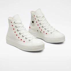 CONVERSE Chuck Taylor All Star Lift Embroidered Hearts