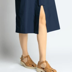 BUKELA Clara Camel Leather Sandals