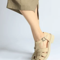 BUKELA Clara Latte Leather Sandals NEW IN 15 BUKELA Clara Latte Leather Sandals NEW IN