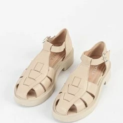 BUKELA Clara Latte Leather Sandals NEW IN 11 BUKELA Clara Latte Leather Sandals NEW IN