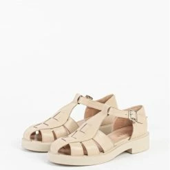 BUKELA Clara Latte Leather Sandals NEW IN 12 BUKELA Clara Latte Leather Sandals NEW IN