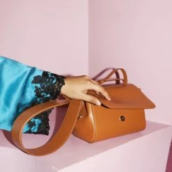 AAGÉ Cross Body Camel Bag