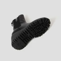 BRONX Curvy Chelsea Black Boots SHOES