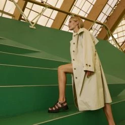 LÄST NEW IN Daphny Brown Leather Chunky Sandals