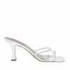 FABIO RUSCONI Diba Patent White Vinyl Mules