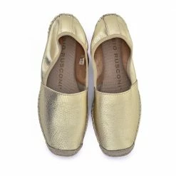 FABIO RUSCONI Dolores Gold Espadrille SHOES