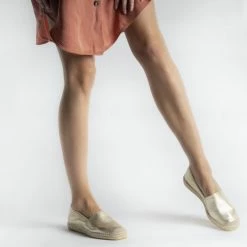FABIO RUSCONI Dolores Gold Espadrille SHOES