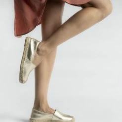 FABIO RUSCONI Dolores Gold Espadrille SHOES