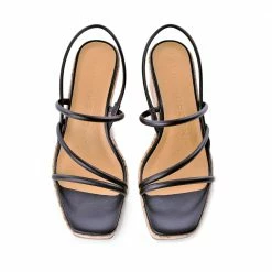 FABIO RUSCONI Effe Black Cork Platform Sandals SHOES 15 FABIO RUSCONI Effe Black Cork Platform Sandals SHOES