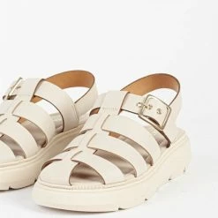 BUKELA Elisa Beige Leather Chunky Sandals 10 BUKELA Elisa Beige Leather Chunky Sandals