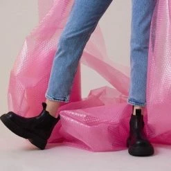 LÄST Ella Black Leather Chelsea Boots