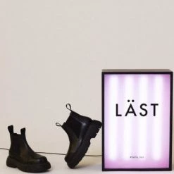 LÄST Ella Black Leather Chelsea Boots