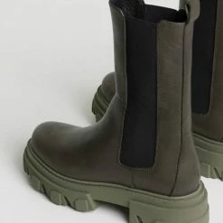 BUKELA Ella Cactus Leather Combat Boots SHOES