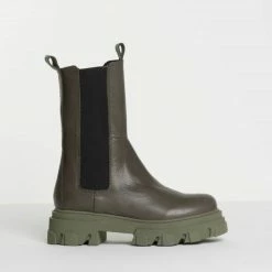 BUKELA Ella Cactus Leather Combat Boots SHOES