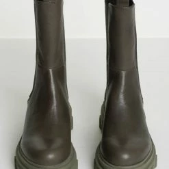 BUKELA Ella Cactus Leather Combat Boots SHOES