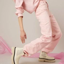 LÄST Ella Off White Leather Chelsea Boots SHOES