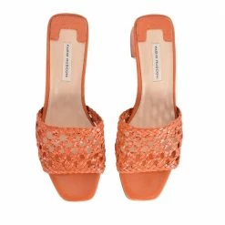 FABIO RUSCONI Ema Mandarin Braided Sandals SHOES