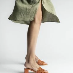 FABIO RUSCONI Ema Mandarin Braided Sandals SHOES