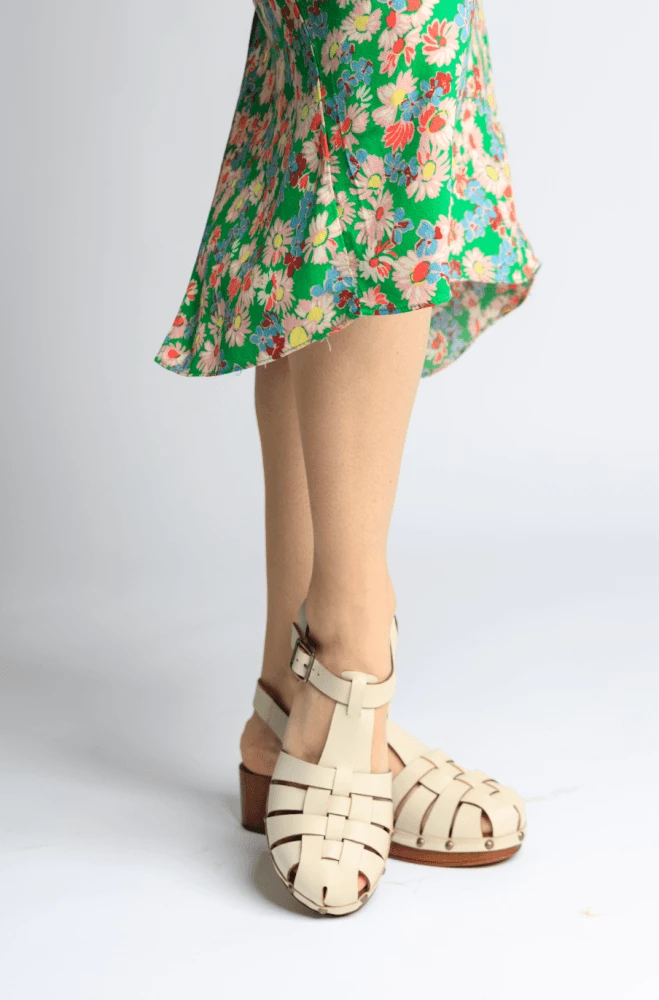 BUKELA Emmi Milk Leather Clogs NEW IN 12 BUKELA Emmi Milk Leather Clogs NEW IN