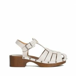 BUKELA Emmi Milk Leather Clogs NEW IN