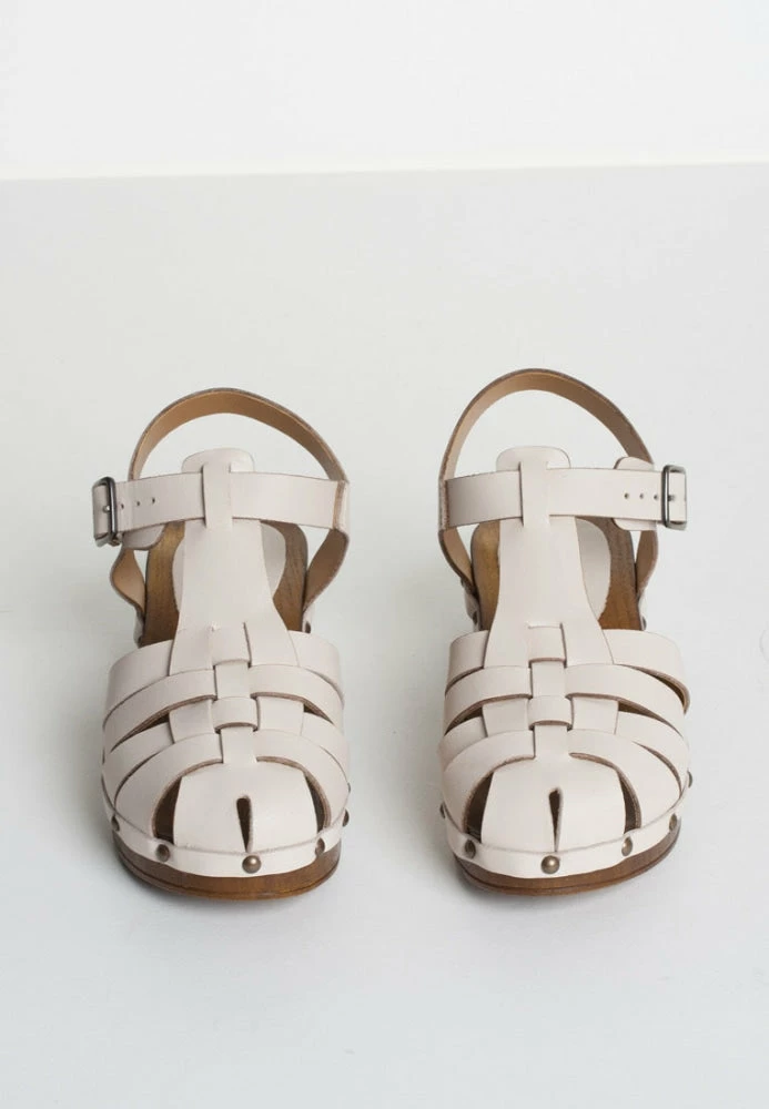 BUKELA Emmi Milk Leather Clogs NEW IN 6 BUKELA Emmi Milk Leather Clogs NEW IN