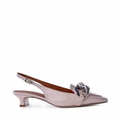 AKAADA Erity Coco Naplak Slingback Pumps SHOES