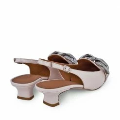 AKAADA Erity Coco Naplak Slingback Pumps SHOES