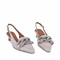 AKAADA Erity Coco Naplak Slingback Pumps SHOES