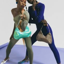 AKAADA Erity Light Blue Naplak Slingback Pumps SHOES