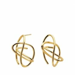P D PAOLA Esha Gold Earrings ACCESSORIES
