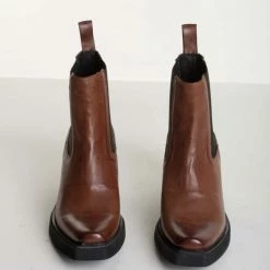 BUKELA Etna Caramel Ankle Boots