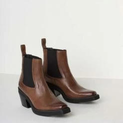 BUKELA Etna Caramel Ankle Boots