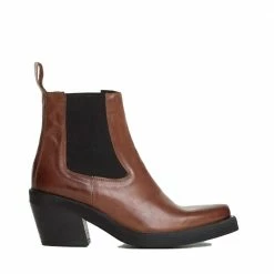 BUKELA Etna Caramel Ankle Boots