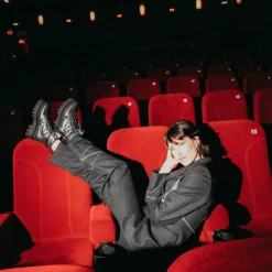 BRONX Evi-Ann Double Laces Gunmetal Chunky Boots