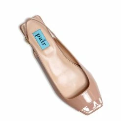 APAIR Flat Square Beige Sling Back Shoes