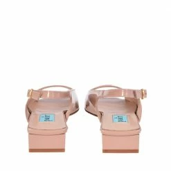 APAIR Flat Square Beige Sling Back Shoes