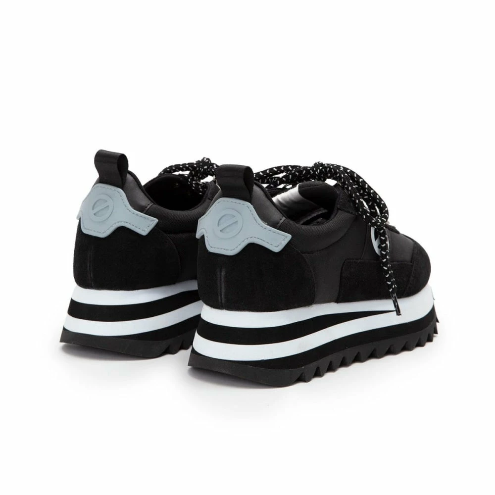 NO NAME Flex M Ripple Suede Black Sneakers SHOES 4 NO NAME Flex M Ripple Suede Black Sneakers SHOES