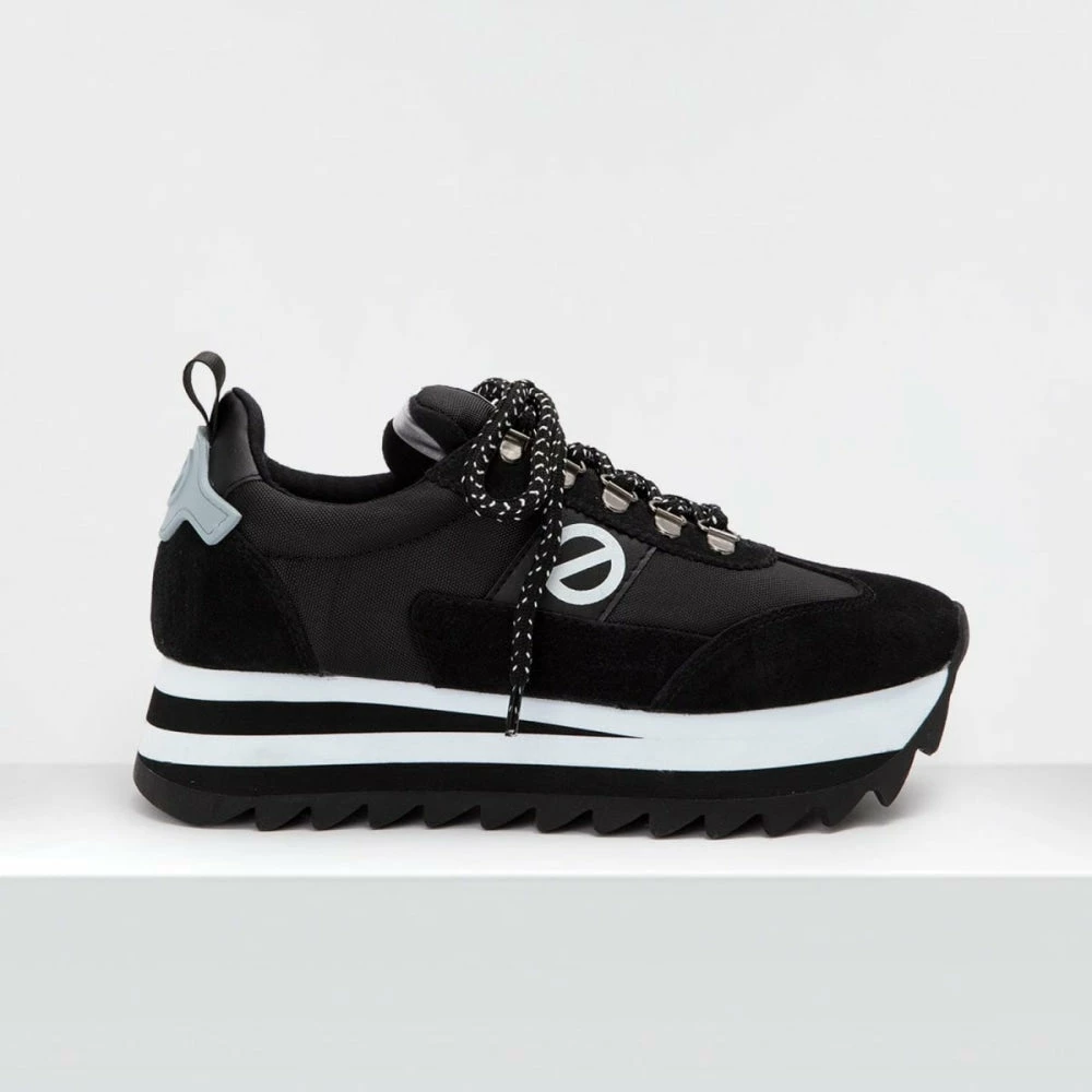 NO NAME Flex M Ripple Suede Black Sneakers SHOES 6 NO NAME Flex M Ripple Suede Black Sneakers SHOES